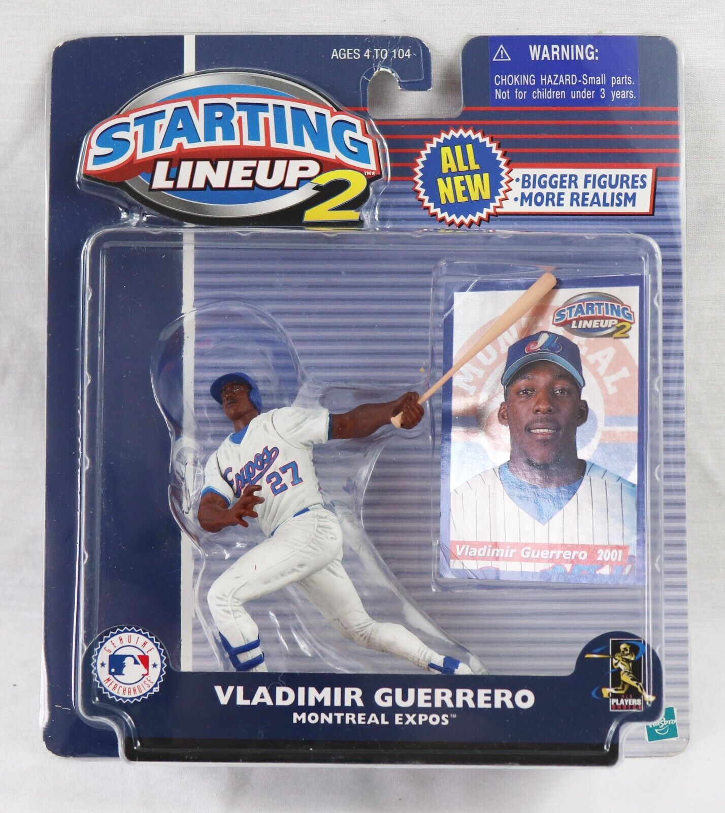 VINTAGE 2001 Starting Lineup 2 SLU Action Figure Vladimir Guerrero Expos