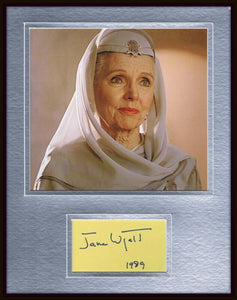 Jane Wyatt Signed Framed 11x14 Photo Display Star Trek