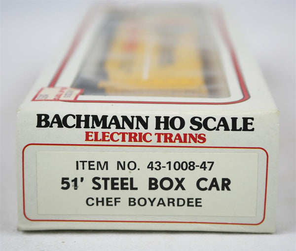 VINTAGE 1980s Bachmann HO Scale Chef Boyardee 51' Steel Box Car