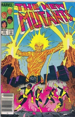 New Mutants #12 ORIGINAL Vintage 1984 Marvel Comics GGA