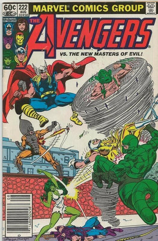 Avengers #222 ORIGINAL Vintage 1982 Marvel Comics She Hulk