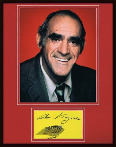 Abe Vigoda Signed Framed 11x14 Photo Display Godfather Barney Miller Fish