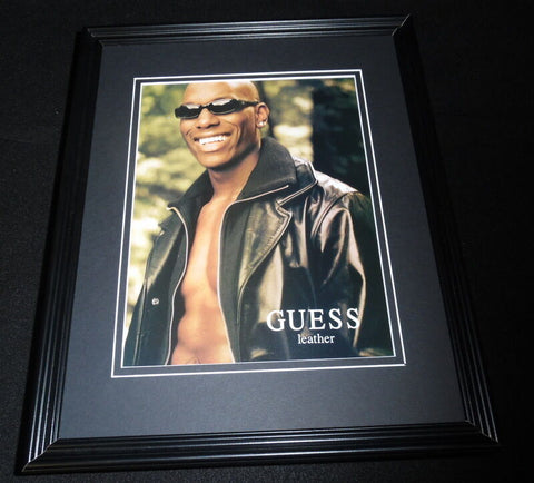 2000 Guess Leather Jackets Framed 11x14 ORIGINAL Vintage Advertisement