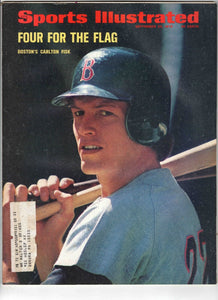 Sep 25 1972 Sports Illustrated Magazine Carlton Fisk Red Sox