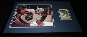 Denis Potvin Signed Framed 11x17 Photo Display NY Islanders