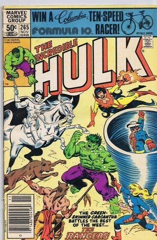 Incredible Hulk #265 ORIGINAL Vintage 1981 Marvel Comics 