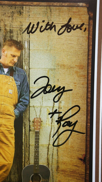 Joey & Rory Feek Signed Framed 16x20 Life of a Song CD + Photo Display JSA