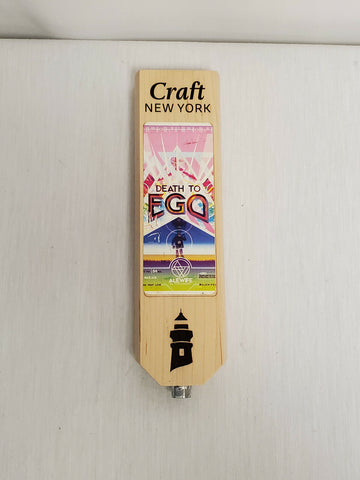 ORIGINAL Vintage Craft New York Death to Ego Beer Tap Handle RARE