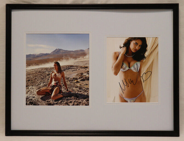 Irina Shayk Signed Framed 18x24 Lingerie Photo Display AW 