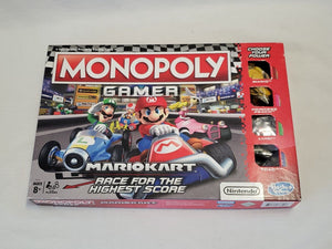 COMPLETE Hasbro Monopoly Gamer Mario Kart Board Game