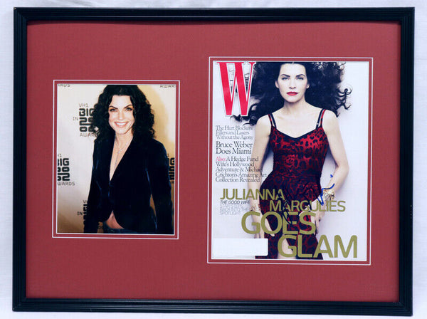 Julianna Margulies Signed Framed 18x24 2010 W Magazine Display The Good Wife