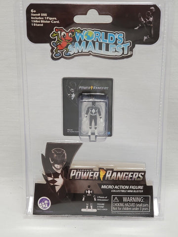 NEW SEALED Super Impulse World's Smallest Power Rangers Black Action Figure