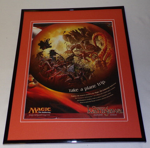 Magic the Gathering Champions of Kamigawa Framed 11x14 ORIGINAL Advertisement