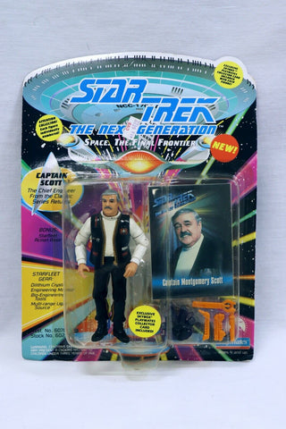 VINTAGE 1993 Playmates Star Trek Next Generation Captain Scott Action Figure