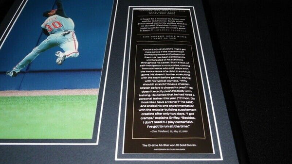 Ken Griffey Jr Framed 12x18 Photo Display Reds