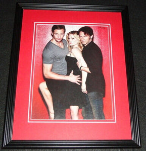 True Blood Cast 2010 Framed 11x14 Photo Display Anna Paquin Skarsgard & Moyer