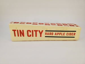 ORIGINAL Vintage Tin City Hard Apple Cider Beer Tap Handle