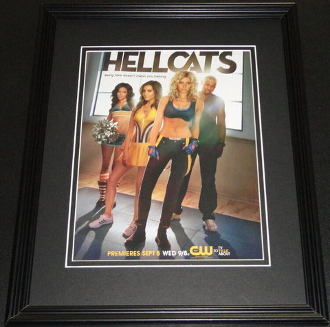 Hellcats 2010 Framed 11x14 ORIGINAL Vintage Advertisement Ashley Tisdale