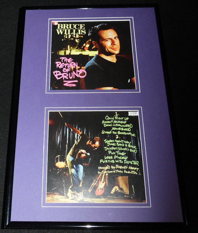 Bruce Willis 11x17 Framed Return of Bruno Display