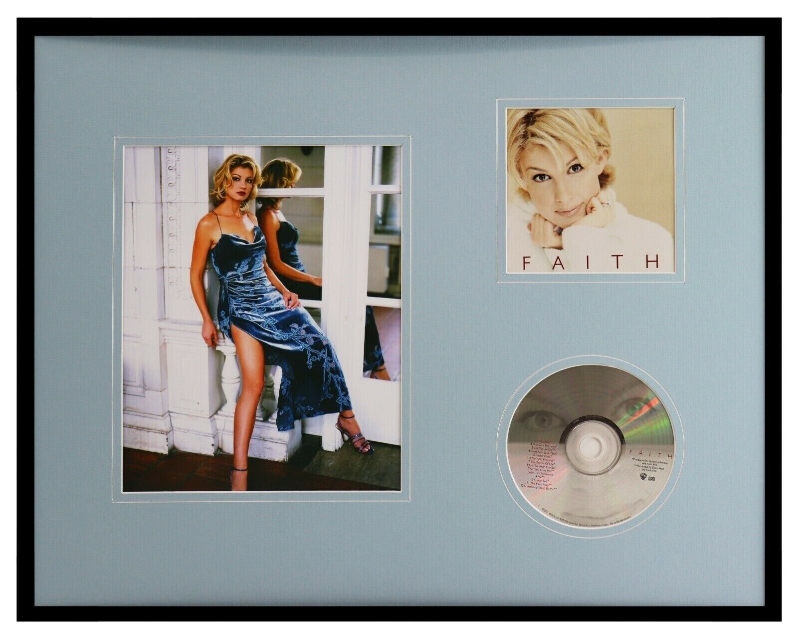 Faith Hill Framed 16x20 CD & Photo Display