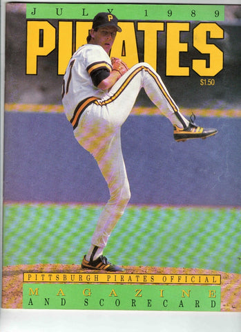 VINTAGE 1989 Pittsburgh Pirates San Diego Padres Unscored Program Tony Gwynn