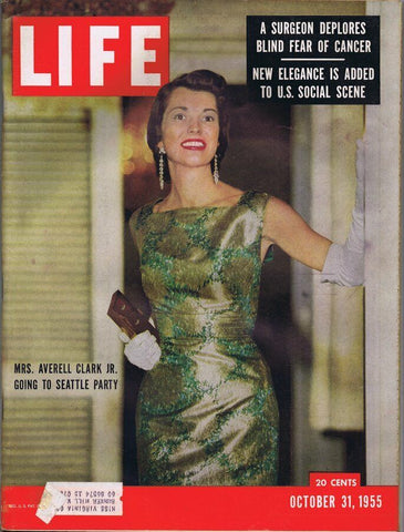 ORIGINAL Vintage Life Magazine October 31 1955 Averell Clark Jr