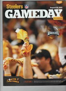 Aug 18 2011 Philadelphia Eagles @ Pittsburgh Steelers Program Roethlisberger