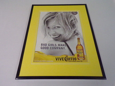 2002 Vive Jose Cuervo Tequila Bad Girls 11x14 Framed ORIGINAL Advertisement