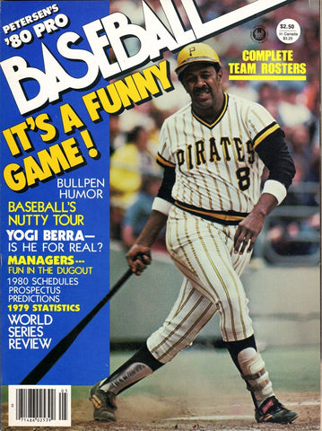 VINTAGE 1980 Petersen Pro Baseball Yearbook Willie Stargell Pirates