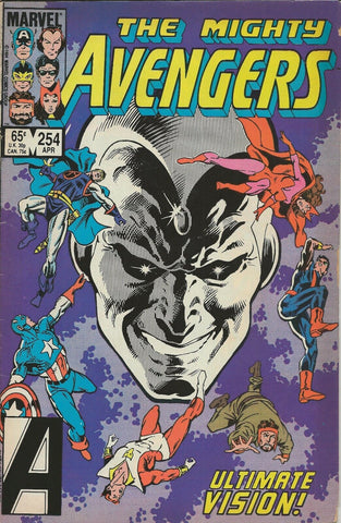 Avengers #254 ORIGINAL Vintage 1985 Marvel Comics Ultimate Vision