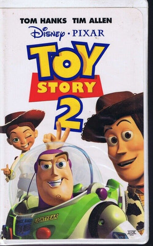 Toy Story 2 VINTAGE VHS Cassette Disney Clamshell Tim Allen Tom Hanks