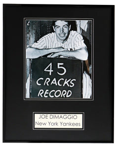 Joe Dimaggio 16x20 Framed Photo Display Yankees