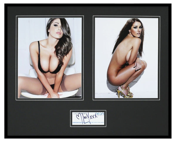 Lucy Pinder Signed Framed 16x20 Photo Set 