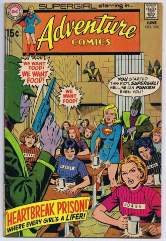 Adventure Comics #394 ORIGINAL Vintage 1970 DC Comics Supergirl 