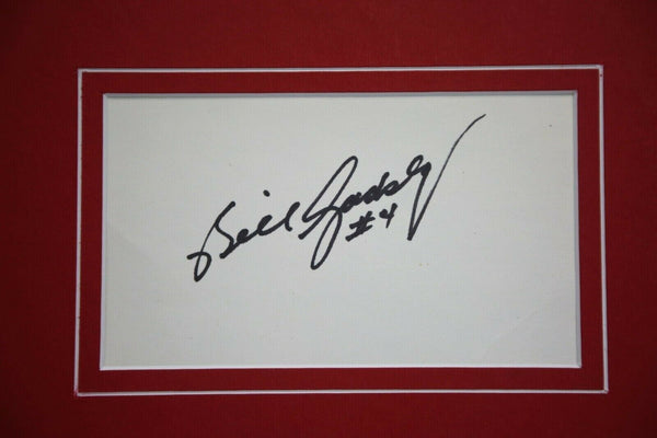 Bill Gadsby Signed Framed 16x20 Photo Display Red Wings