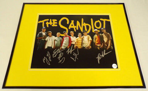 The Sandlot Cast Signed Framed 16x20 Poster Display FSM Signing