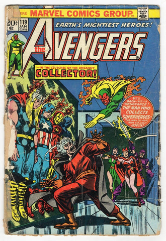 Avengers #119 VINTAGE 1974 Marvel Comics The Collector Cover