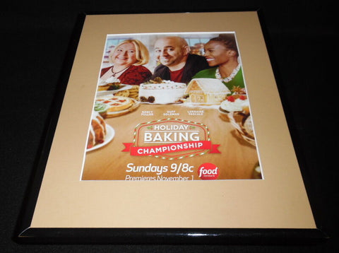 Holiday Baking Championship Framed 11x14 ORIGINAL Advertisement Duff Goldman