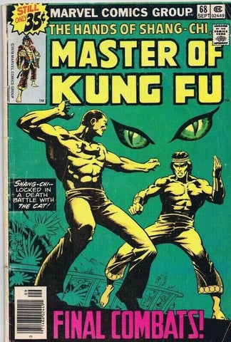 Master of Kung Fu #68 ORIGINAL Vintage 1978 Marvel Comics 