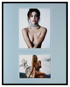 Alexis Ren Signed Framed 16x20 Photo Display