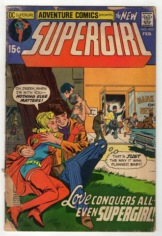 Adventure Comics #402 ORIGINAL Vintage 1971 DC Comics Supergirl 