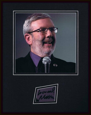 Leonard Maltin Signed Framed 11x14 Photo Display 