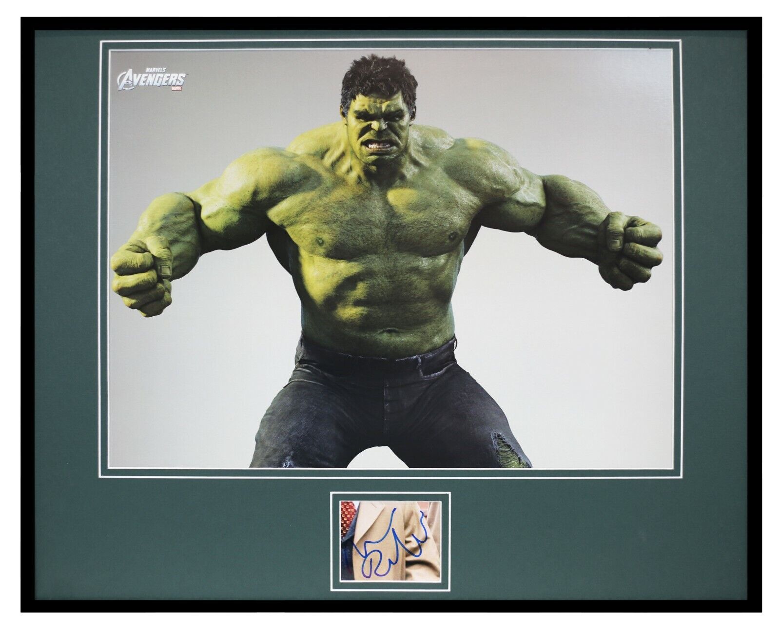 Mark Ruffalo Signed Framed 16x20 Hulk Avengers Photo Display JSA