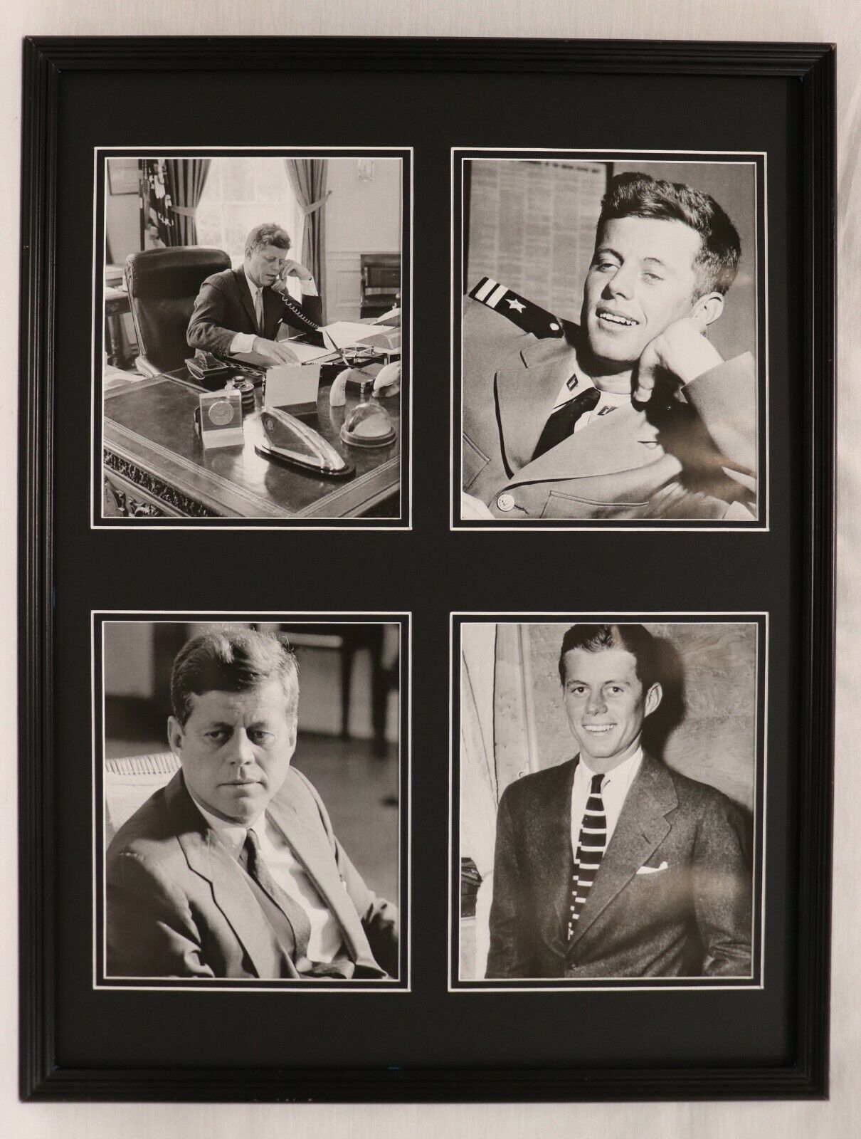 President John F Kennedy JFK  Framed 18x24 Photo Set