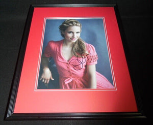 Dianna Agron Signed Framed 11x14 Photo Glee Quinn I Am Number Four