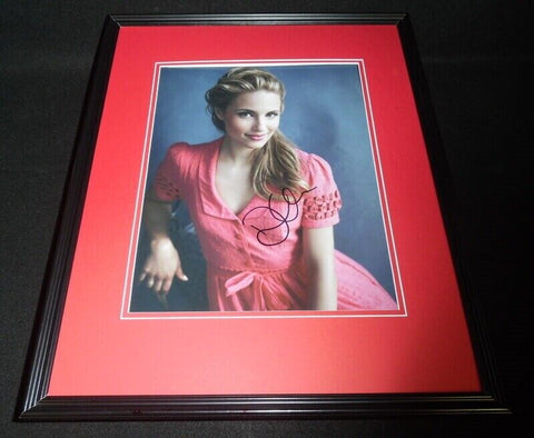 Dianna Agron Signed Framed 11x14 Photo Glee Quinn I Am Number Four