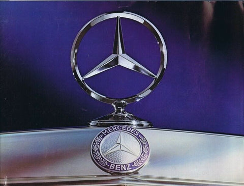 ORIGINAL Vintage 1997 Mercedes Benz Oversize Sales Brochure Book