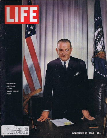 ORIGINAL Vintage Life Magazine December 13 1963 Lyndon Johnson