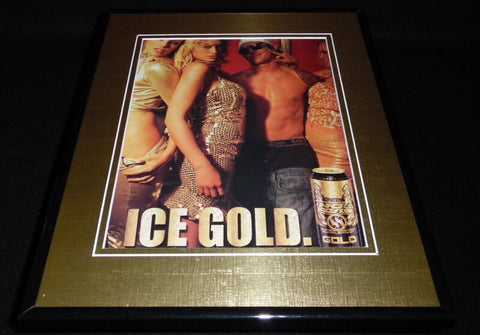 Sobe No Fear Gold Energy Drink 2006 Framed 11x14 ORIGINAL Vintage Advertisement