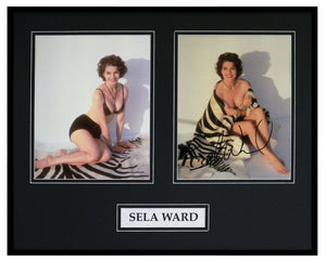 Sela Ward Signed Framed 16x20 Photo Set Sisters Independence Day The Fugitive